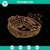 Orange Neyland Stadium Tennessee Volunteers SVG PNG design with detailed stadium and team colors, perfect for Tennessee fans.
