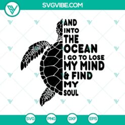 Ocean turtle SVG design with a salty beach theme, featuring a cute sea turtle illustration. Perfect for beach lovers and ocean enthusiasts.