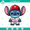Philadelphia Phillies baseball stitch design SVG PNG DXF EPS file for crafting.