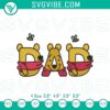 Winnie the Pooh Dad's Day embroidery pattern, ideal for Father's Day projects, featuring Pooh Bear.