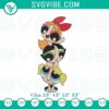 Powerpuff Girls Embroidered Pattern Files, featuring classic cartoon character designs for crafts and digital projects.