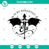 Romantasy Era SVG with intricate design for book lovers and romance readers, featuring elegant motifs and lettering.