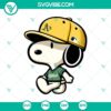 Snoopy A's baseball vector icons in SVG, PNG, DXF, and EPS formats for digital use.