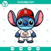 St Louis Cardinals baseball design SVG with stitching, PNG, DXF, and EPS formats for digital crafting projects.