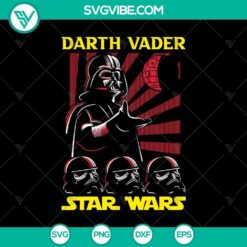 Star Wars Darth Vader & Stormtroopers SVG Pack - Vector illustrations of iconic characters for digital projects.