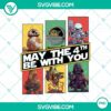 Star Wars Day "May The 4th Be With You" PNG silhouette clipart for fans and enthusiasts.