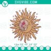Sun and Moon floral embroidery patterns, celestial stitch files with intricate designs for needlework projects.