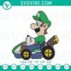 Super Mario Luigi embroidery pattern featuring classic Nintendo character design, ideal for stitching projects.