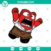 Angry Super Mario design in SVG and PNG format, showing rage expression, ideal for gaming merchandise.