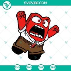 Angry Super Mario design in SVG and PNG format, showing rage expression, ideal for gaming merchandise.