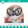 Surly grandma muffin embroidery patterns featuring Bluey character designs in machine files. Ideal for craft projects.