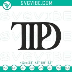 Taylor Swift 2024 album embroidery designs featuring singer-themed machine patterns for crafting projects.