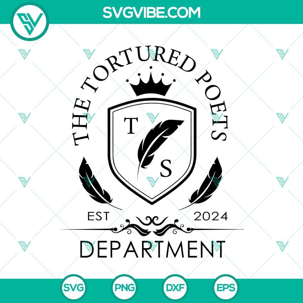 Taylor Swift 2024 New Album & Tortured Poets SVG Taylor Swift 2024 New Album & Tortured Poets SVG design featuring theme elements and visuals of Taylor Swift's upcoming album.