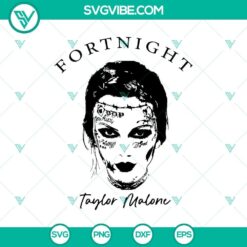 Taylor Swift & Post Malone Fortnite SVG pack featuring custom character designs for gaming.