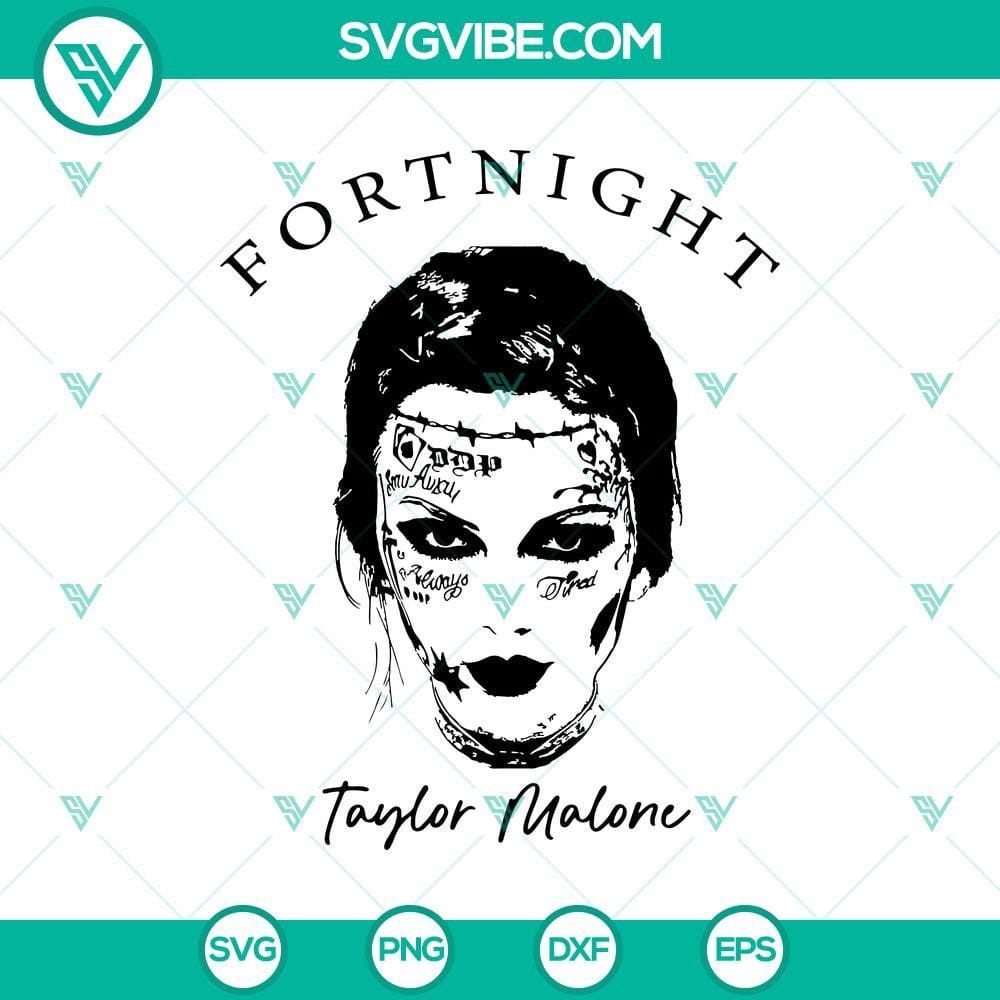 Taylor Swift & Post Malone Fortnight SVG Pack Taylor Swift & Post Malone Fortnite SVG pack featuring custom character designs for gaming.