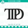 Taylor Swift TTPD Logo embroidery files featuring the Tortured Poets Dept. machine pattern design.