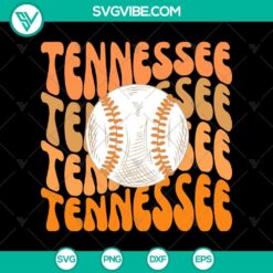 Tennessee Volunteers baseball national champions SVG with custom design. Tennessee baseball SVG for fans.