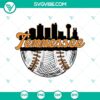 Tennessee Vols baseball skyline SVG with Tennessee Volunteers logo and PNG format, ideal for sports fans and supporters.