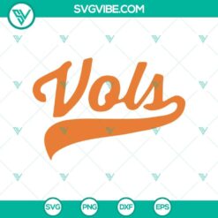 Tennessee Vols SVG design for Cricut and Silhouette featuring Tennessee Volunteers logo in PNG format. Great for crafting projects.