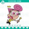Fairly OddParents Wanda embroidery pattern, classic cartoon stitch file with fairy character design in sewing format.