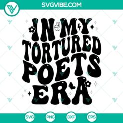 SVG design showcasing the Tortured Poets Era theme with The Poet's Anguish Division, featuring artistic elements and expressive visuals.