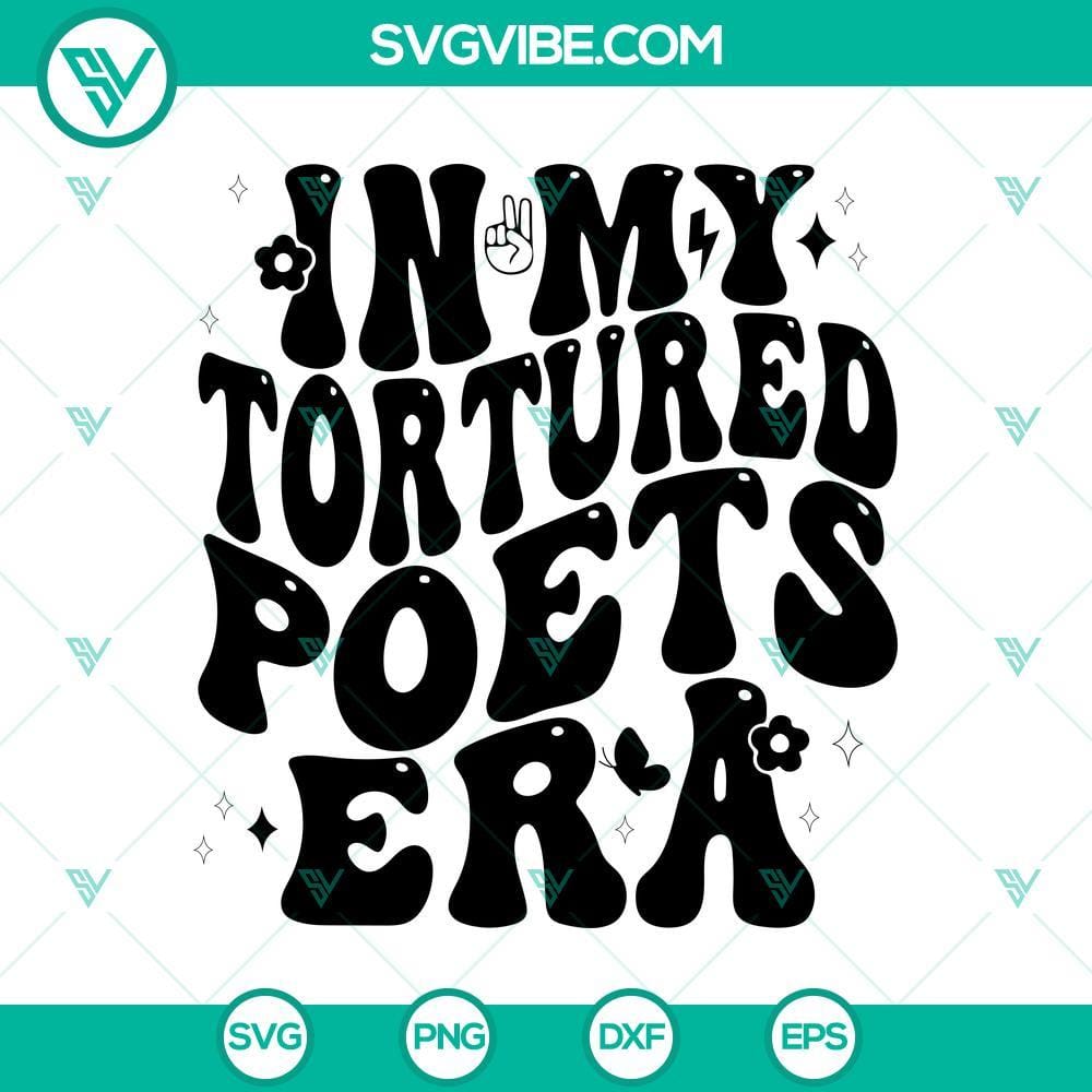 Tortured Poets Era SVG, The Poet's Anguish Division SVG SVG design showcasing the Tortured Poets Era theme with The Poet's Anguish Division, featuring artistic elements and expressive visuals.