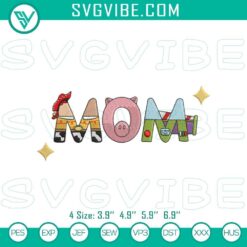 Toy Story mother’s embroidery design featuring Disney mom celebration. Perfect for Mother’s Day crafts.