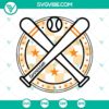 Tri Star Tennessee Baseball SVG with Tennessee Volunteers logo and baseball design for sports fans.