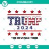 Trump 2024 SVG cutting file with vibrant design elements for crafts and projects.