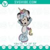 Unicorn Minnie embroidery patterns featuring magical mouse designs, perfect for crafting projects.