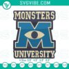 University of Monsters Disney Pixar embroidery pattern machine file, ideal for digital crafting, featuring adorable monster characters.
