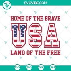 USA SVG with patriotic theme, featuring symbols of freedom and bravery in American flag colors. Great for DIY projects and crafts.