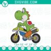 Yoshi and Mario Nintendo embroidery design file, featuring video game character patterns for crafting projects.