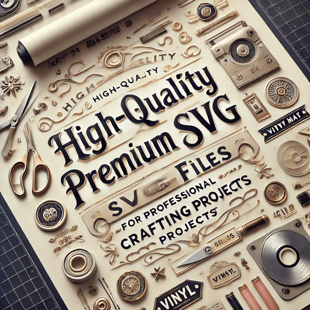 High-quality premium SVG files for professional crafting projects