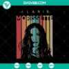 Alanis Morissette vintage tour inspired SVG design with PNG format.
