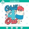 Funny 4th of July ice cream SVG PNG design for a chill holiday celebration with playful and festive theme.
