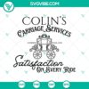 Colin's Carriage Services and characters SVG designs inspired by Bridgerton Season 3, featuring Penelope Featherington and Colin Bridgerton.