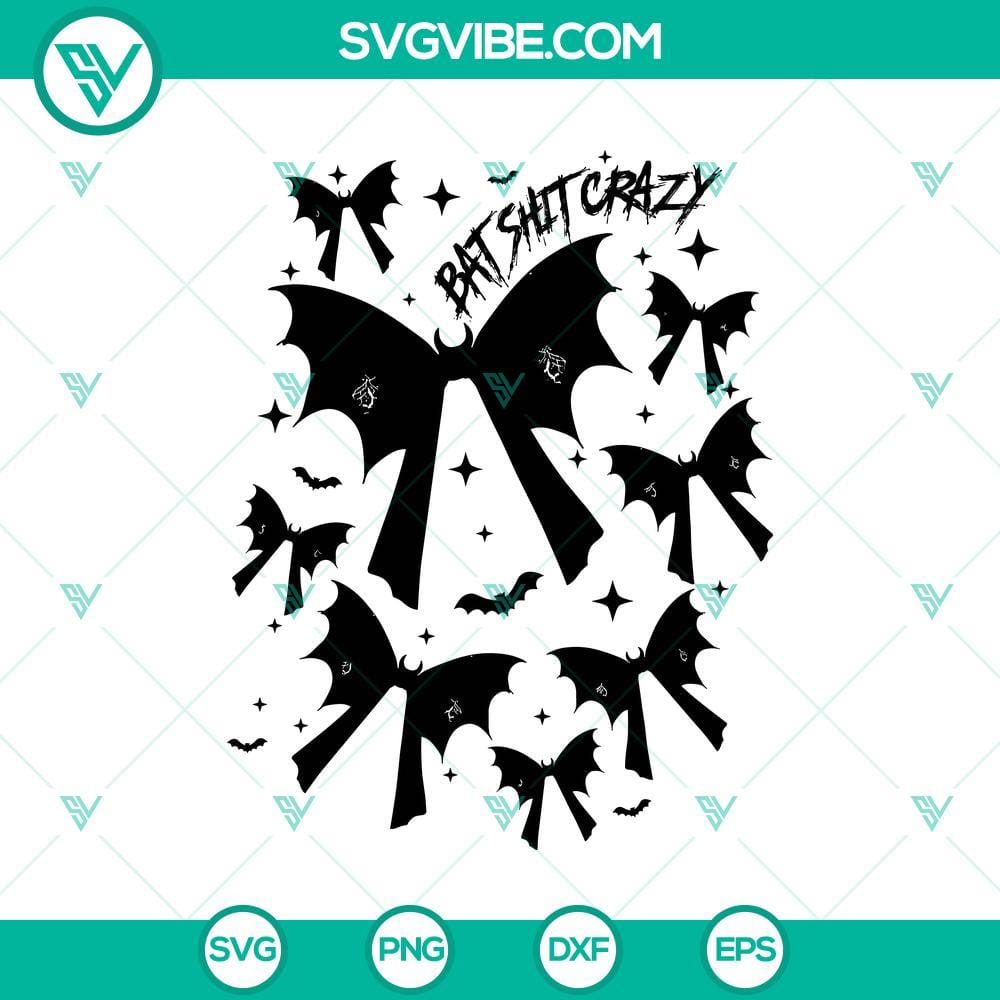 Halloween Bat Shit Crazy svg, funny Halloween svg, Batshit crazy svg Funny Halloween SVG with the text "Halloween Bat Shit Crazy" and "Batshit crazy" in a playful and spooky design. Perfect for Halloween projects.