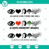 Anti Hillary Clinton country music SVG design for Cricut with patriotic theme and PNG format.