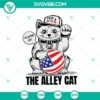 Alley Cat USA and Trump SVG design, perfect for Cricut projects. Support your candidate with this patriotic graphic.