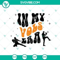 Tennessee Volunteers baseball themed digital file for Vols era. Svg and Png formats. Great for crafting projects.