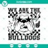 Georgia Bulldogs football mascot school design SVG for Cricut. Perfect for Georgia fans to craft and show support.