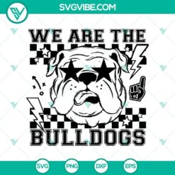 Georgia Bulldogs football mascot school design SVG for Cricut. Perfect for Georgia fans to craft and show support.