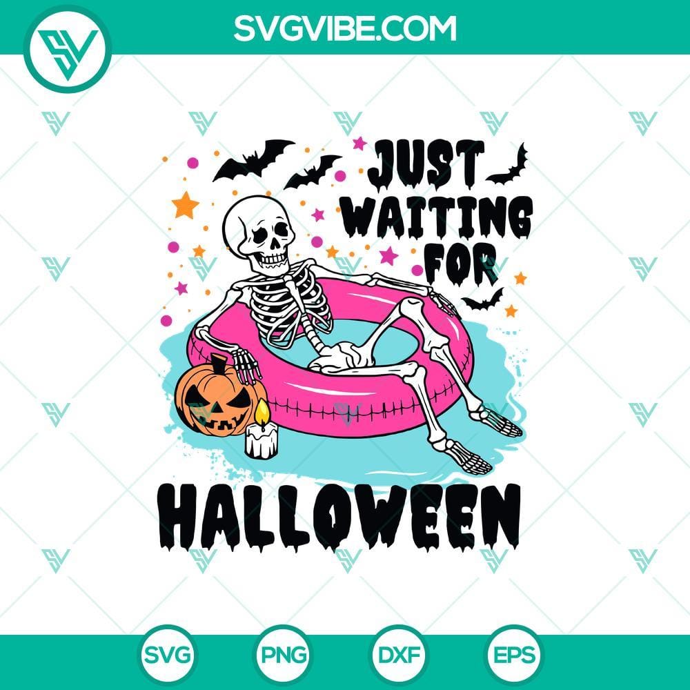 just-waiting-for-halloween-skeleton-summer-svg-spooky-vibe-summer-svg-skeleton-spooky-svg-cricut-mockup.jpg Skeleton summer SVG for Cricut, perfect for Halloween with a spooky summer vibe.