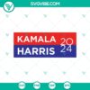 Kamala Harris 2024 President design with SVG and PNG format for digital use.