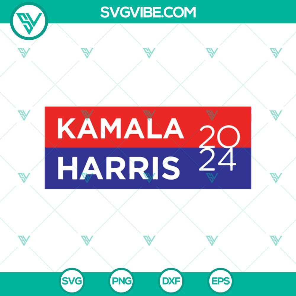 Kamala Harris 2024 SVG, Kamala Harris President SVG, Kamala Harris SVG PNG Kamala Harris 2024 President design with SVG and PNG format for digital use.
