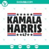 Kamala Harris 47 logo SVG for President 2024 campaign merchandise.