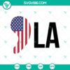 Kamala Harris comma la America SVG design for Democrats and President 2024, available as an SVG and PNG file.