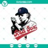 Michael Myers themed Boston Red Sox baseball SVG with knives, perfect for Cricut projects.