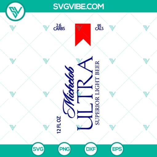 Michelob Ultra and Pure Gold Superior Light Beer svg logo design for digital use.
